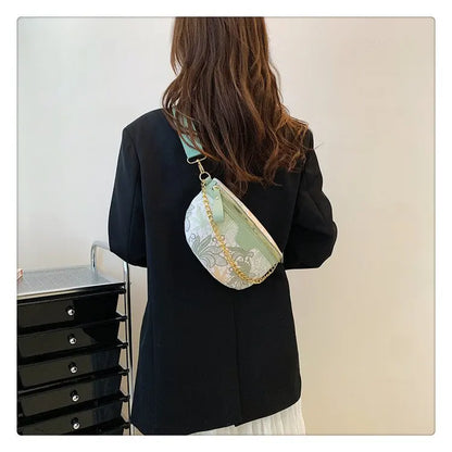 Sac banane fleuri