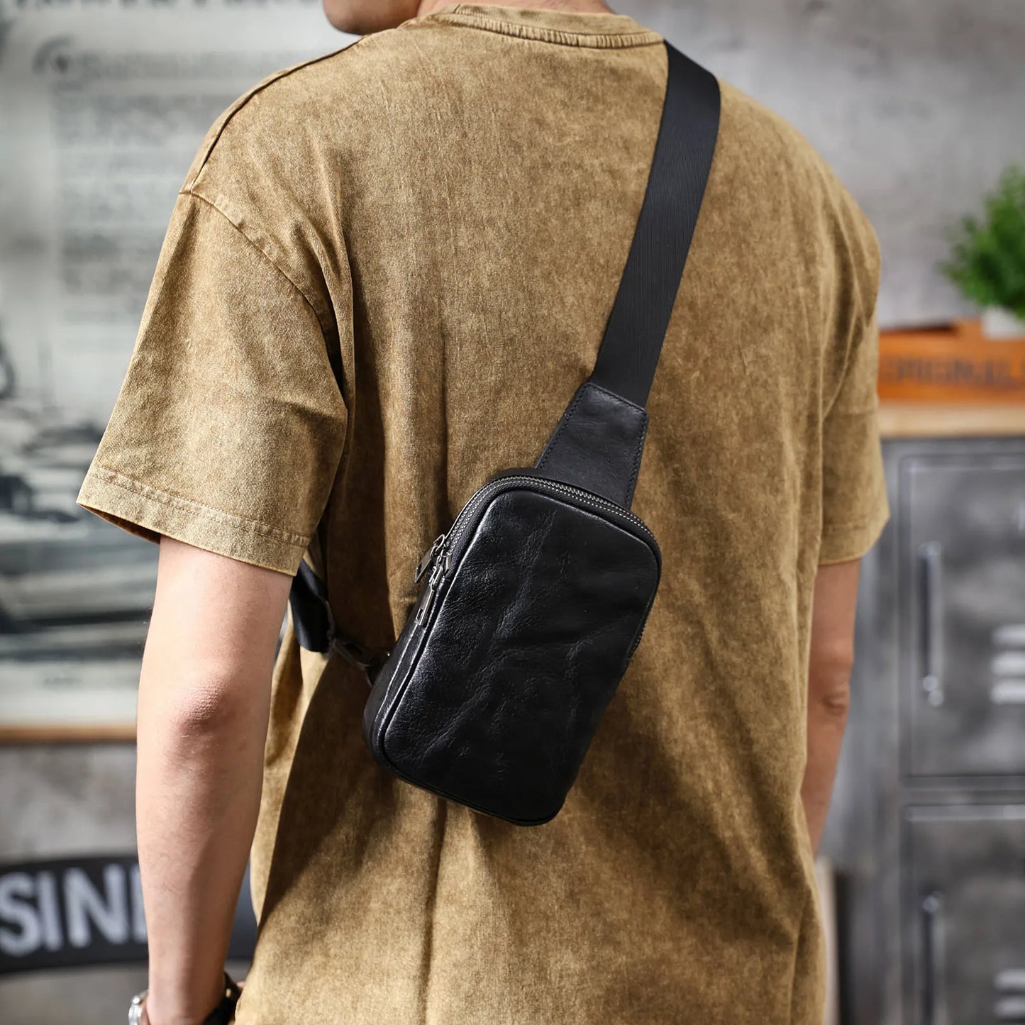 Petit sac homme bandoulière