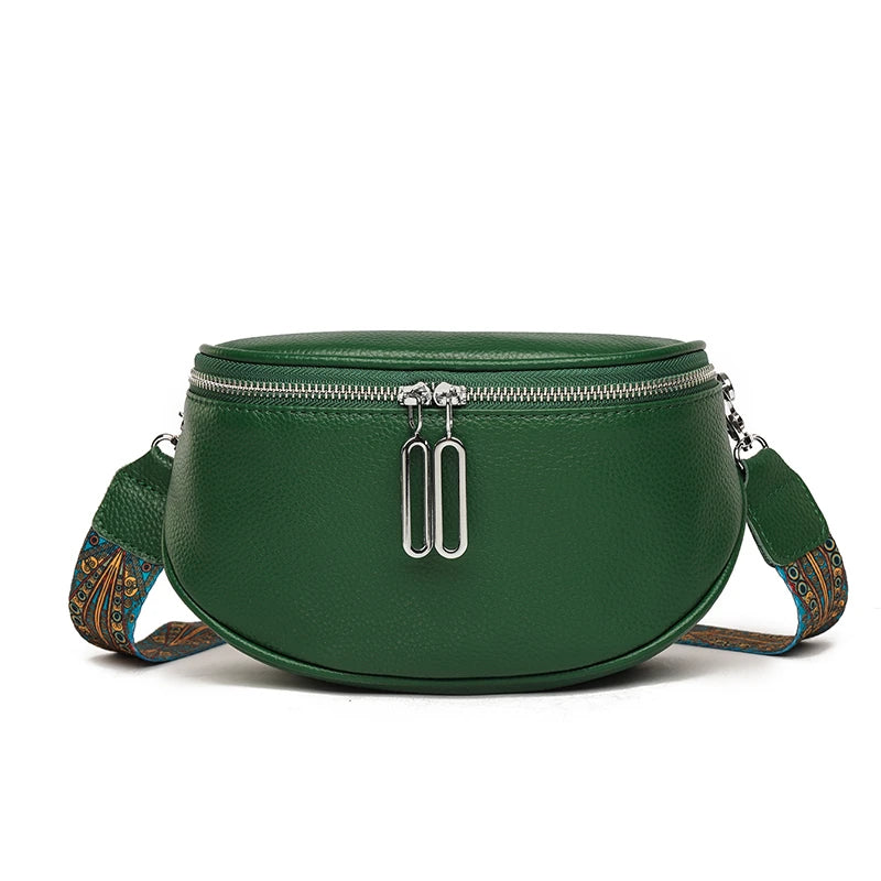 Sac banane femme vert