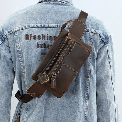 Sac banane avec poches devant