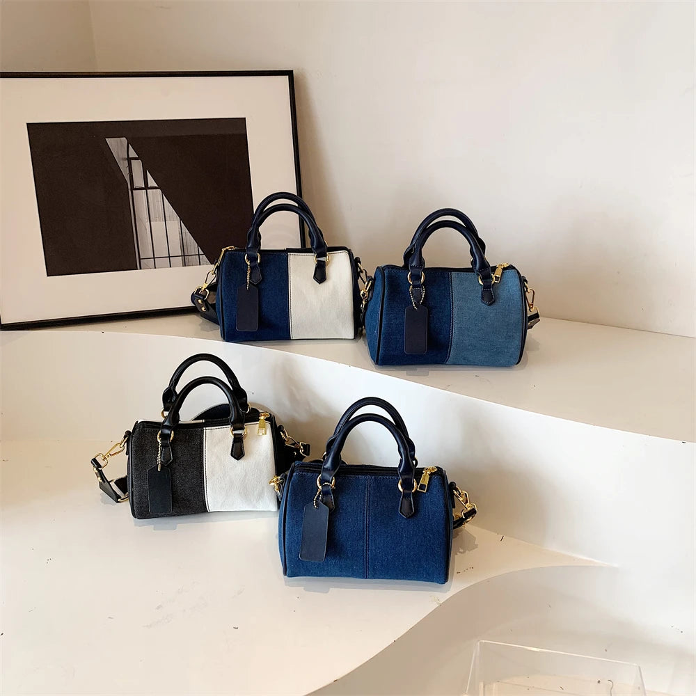 Sac bandoulière jean