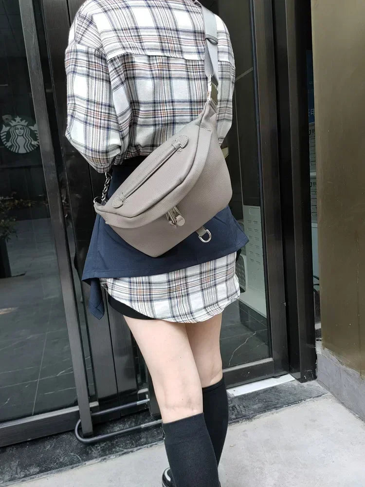 Sac banane cuir pour femme