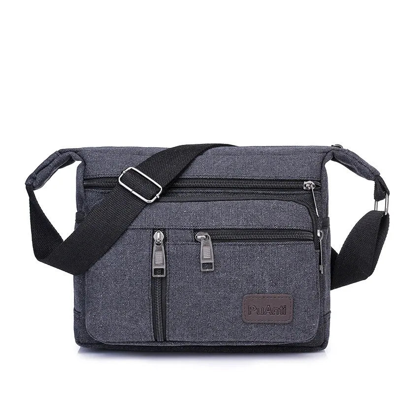 Hommes toile sacs à bandoulière fourre-tout décontracté voyage hommes sac à bandoulière de luxe sacs de messager mode haute qualité sac à main