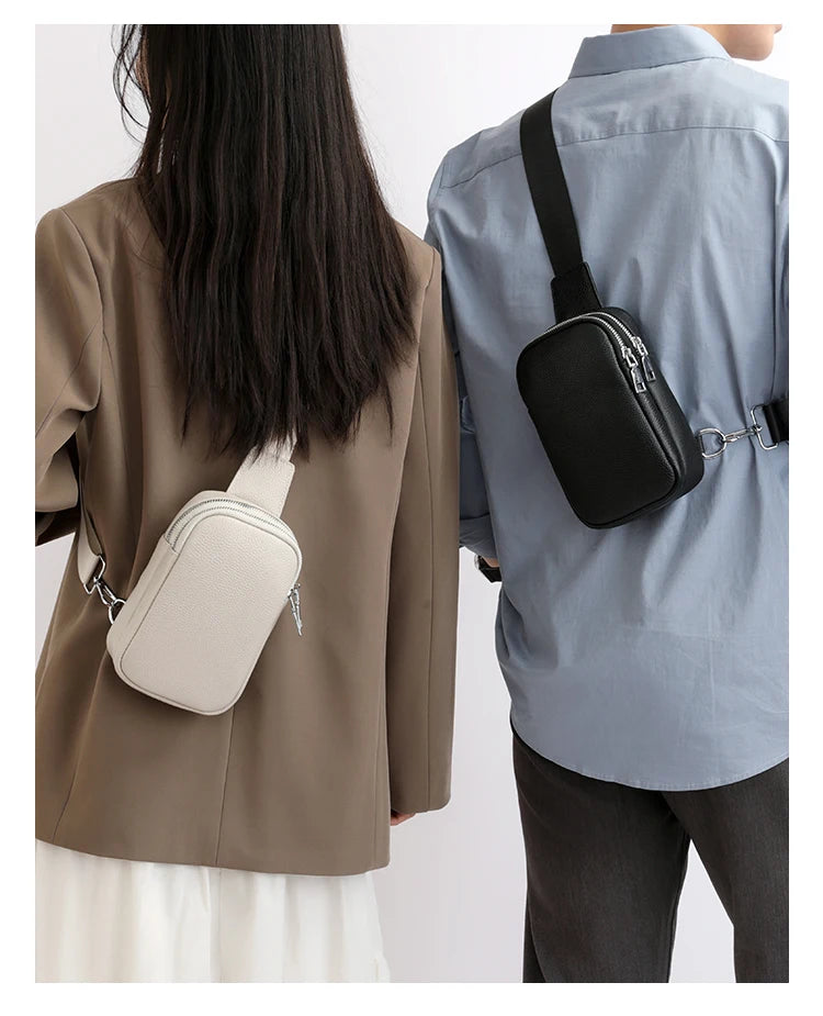 Petit sac banane cuir
