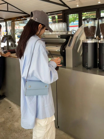 Sac à Main en Cuir group pour Femme, de Luxe, de Haute Qualité, EP Palmprint Cowhide Snap Wallet2024, 2024