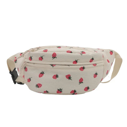 Banane en velours femme