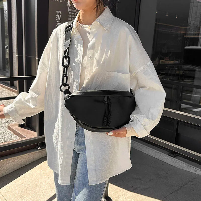 Sac banane femme noir