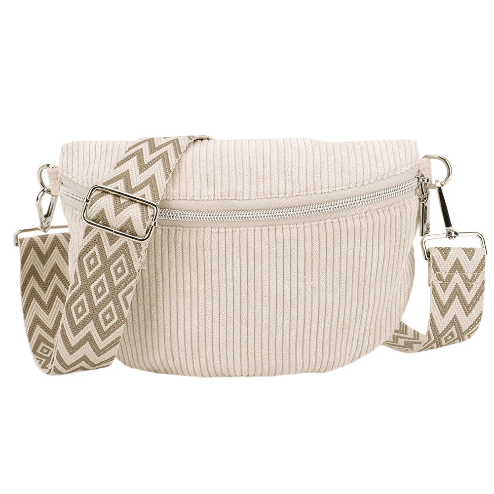 Sac banane xl femme velours