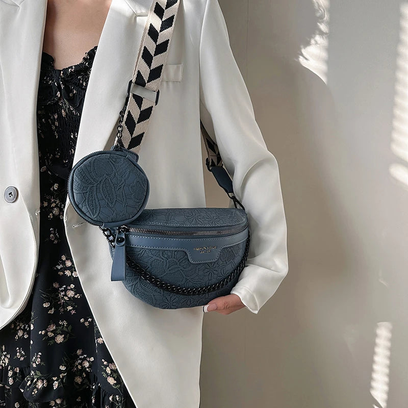 Sac banane femme fleuri