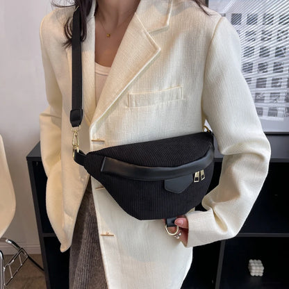 Sac bandoulière velours