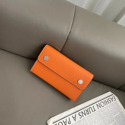 Sac à Main en Cuir group pour Femme, de Luxe, de Haute Qualité, EP Palmprint Cowhide Snap Wallet2024, 2024