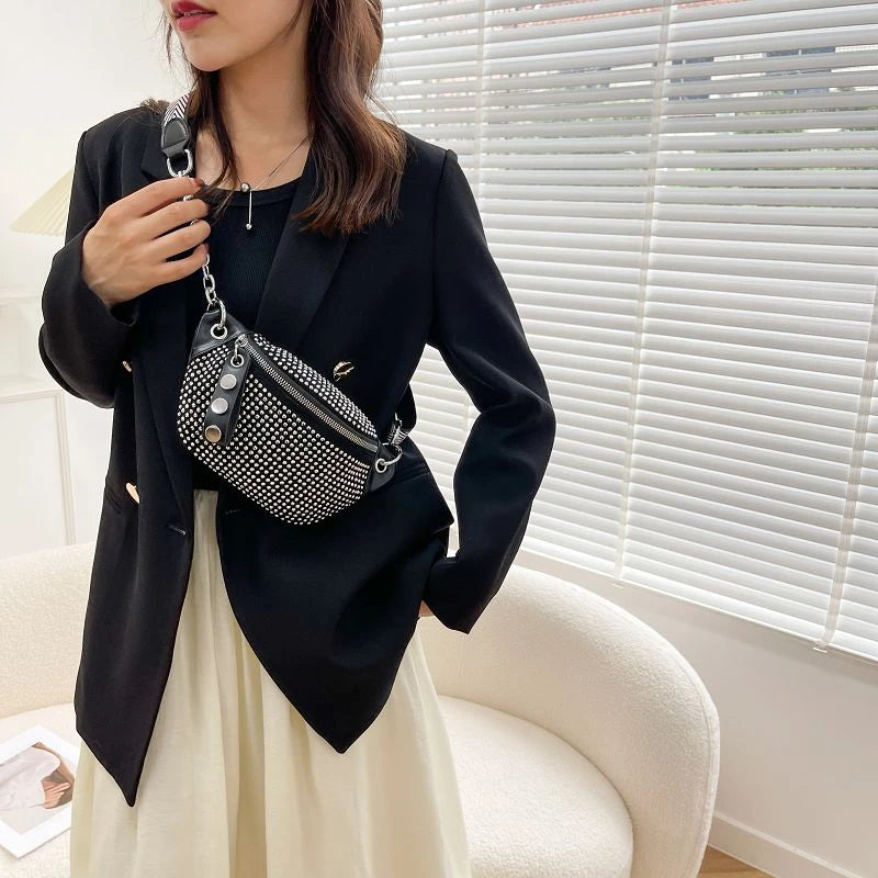 Sac banane clouté femme