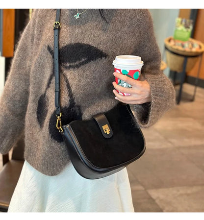 Sac à bandoulière en cuir de vache véritable pour femmes, sac à main en cuir véritable de vache souple, sacs à bandoulière Design de luxe à la mode
