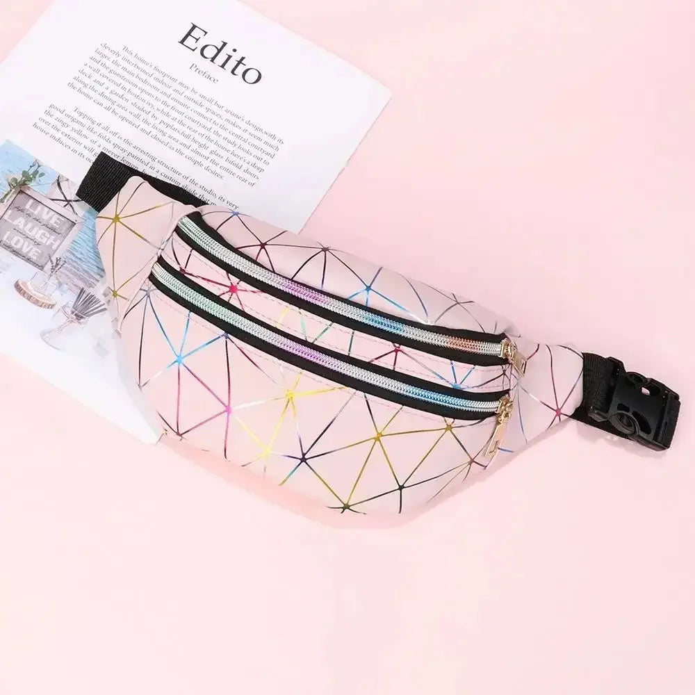 Sac banane femme holographique