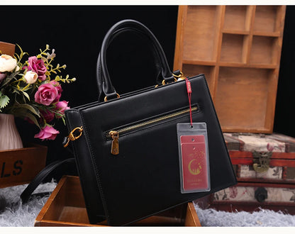 Sac de créateur vintage et de luxe avec broderie délicate impression de chat sac fourre-tout populaire et à la mode pour femmes de grande capacité
