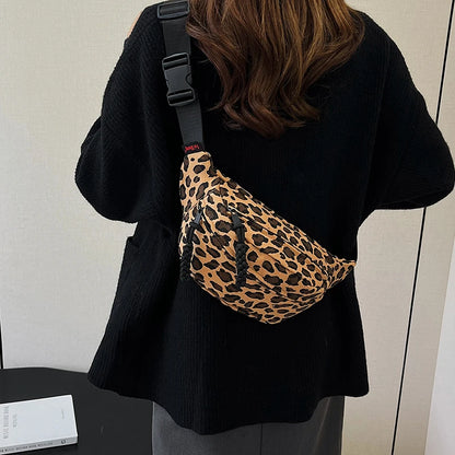 Sac léopard bandoulière