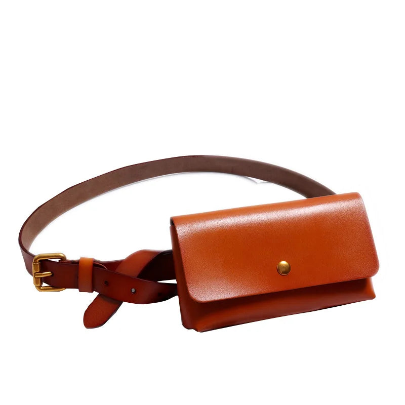 Pochette ceinture cuir
