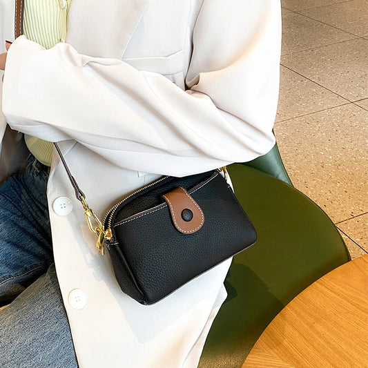 Sac à main en cuir de vachette véritable pour femme, petit sac carré pour femme, sac à bandoulière rétro, sacs initiés, créateur de mode, luxe