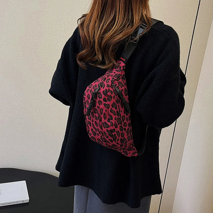 Sac léopard bandoulière