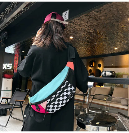 Sac banane damier