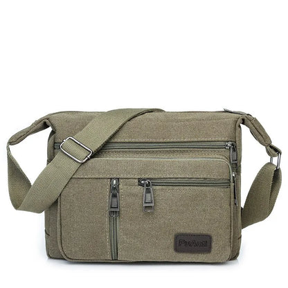 Hommes toile sacs à bandoulière fourre-tout décontracté voyage hommes sac à bandoulière de luxe sacs de messager mode haute qualité sac à main