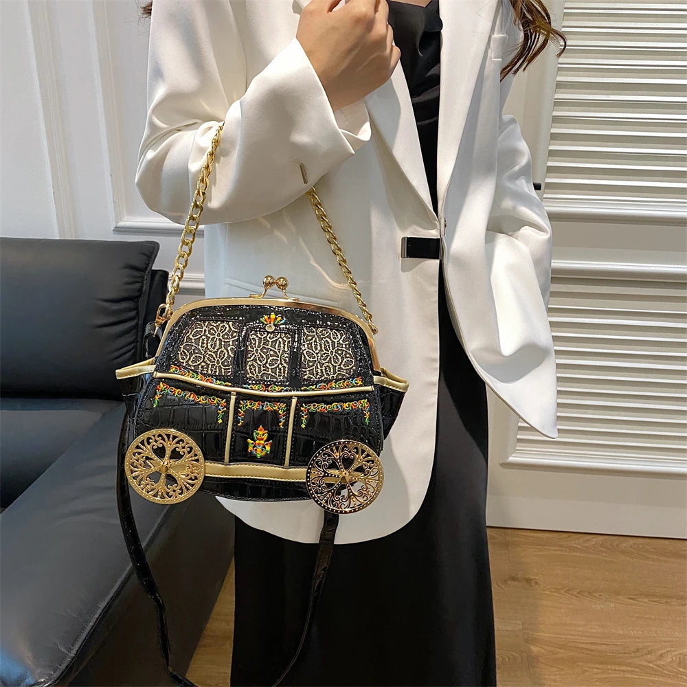 sac de luxe femme pochette soirée femme sacs de soirée mariage sacs de soirée sac soirée pour femme Royal Cheshire Evening Clutch Purses for Women, Broderie, Sac à bandoulière, Luxe, Magnifique, Crocodile, Branded