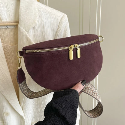 Sac banane daim femme