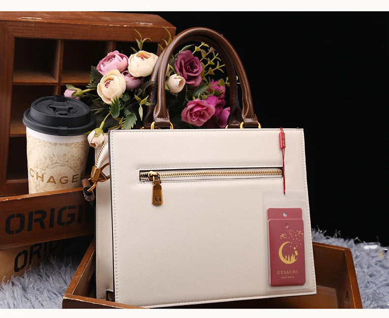 Sac de créateur vintage et de luxe avec broderie délicate impression de chat sac fourre-tout populaire et à la mode pour femmes de grande capacité