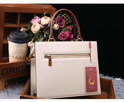 Sac de créateur vintage et de luxe avec broderie délicate impression de chat sac fourre-tout populaire et à la mode pour femmes de grande capacité