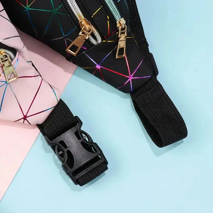 Sac banane femme holographique