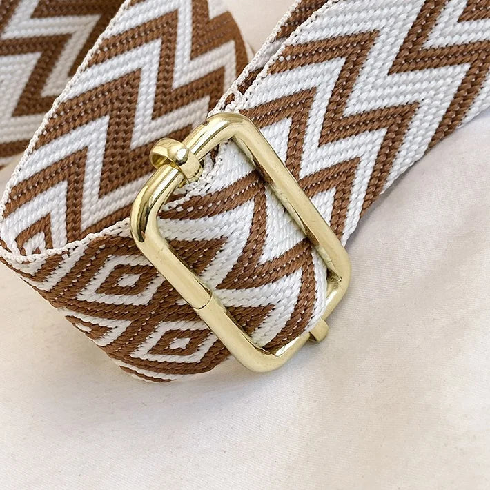 Sac banane rayé