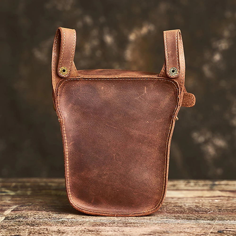 Pochette ceinture homme cuir