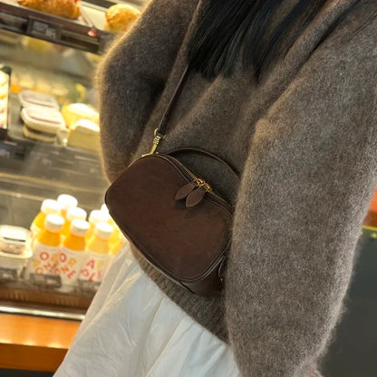 Sac à bandoulière en cuir véritable de vache pour femmes, sac à main en cuir Nubuck de bonne qualité, Design de luxe à la mode