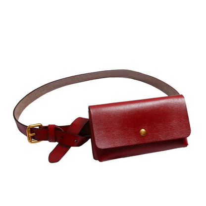 Pochette ceinture cuir