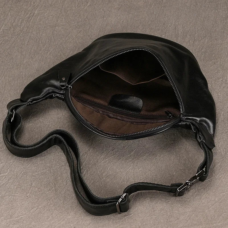 Sac banane en cuir pour homme