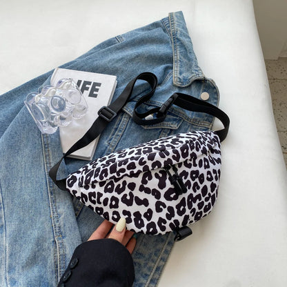 Sac banane femme léopard