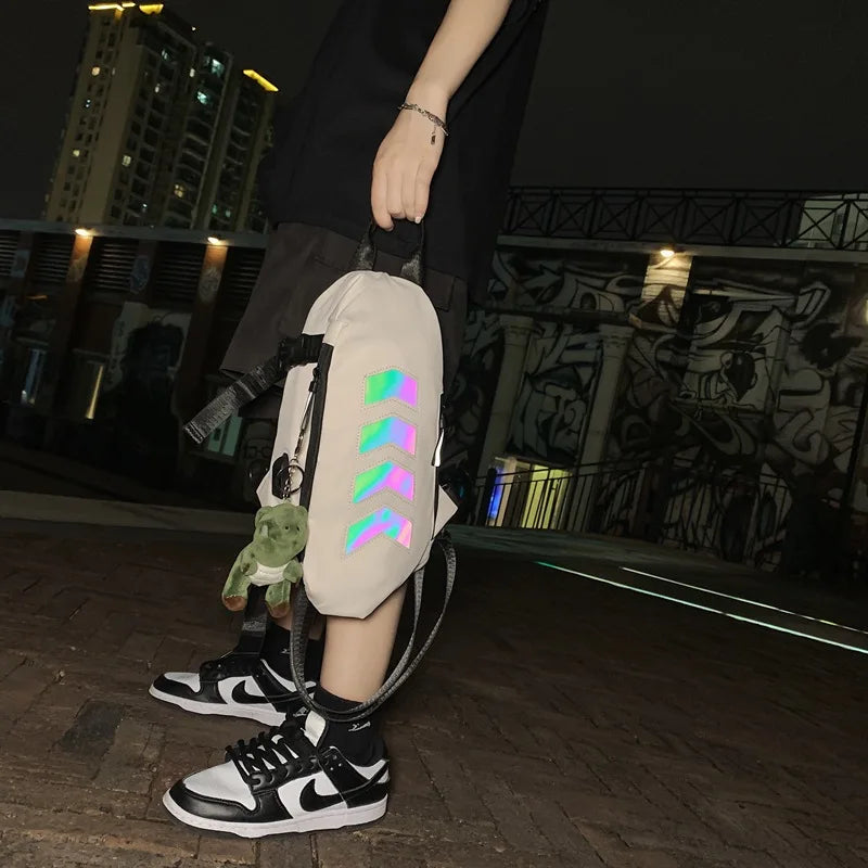 Sac banane triangles fluorescents