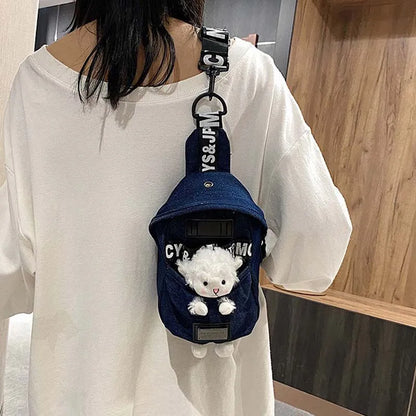 Sac en jean bandoulière
