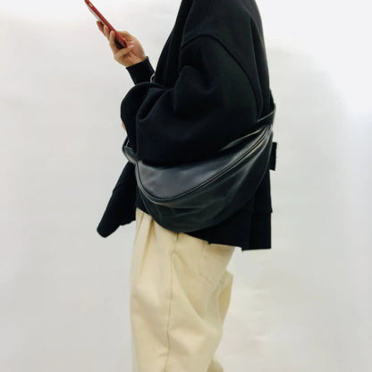 Sac demi-lune noir