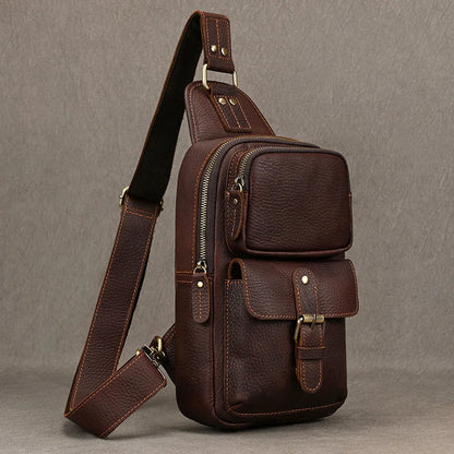 Sac banane homme en cuir