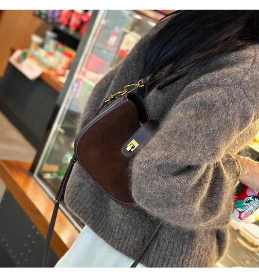 Sac à bandoulière en cuir de vache véritable pour femmes, sac à main en cuir véritable de vache souple, sacs à bandoulière Design de luxe à la mode