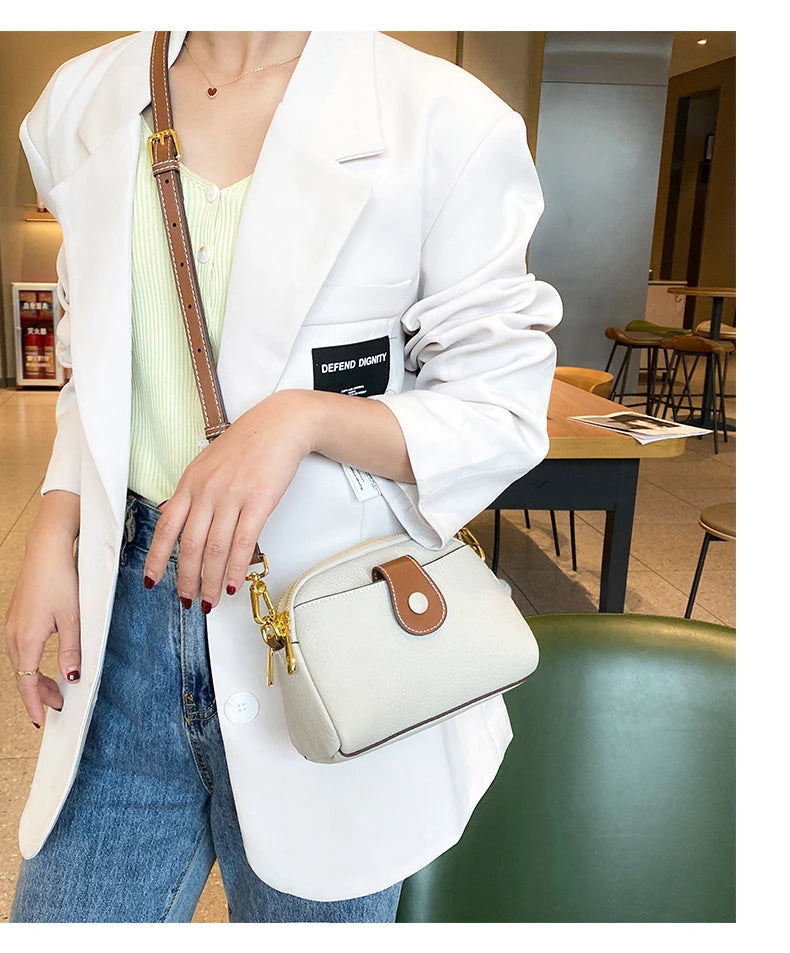 Sac à main en cuir de vachette véritable pour femme, petit sac carré pour femme, sac à bandoulière rétro, sacs initiés, créateur de mode, luxe