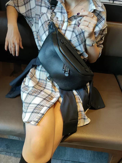 Sac banane cuir pour femme