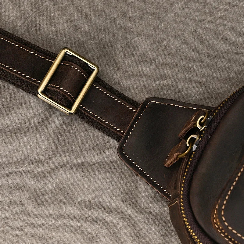 Sac banane cuir pour homme