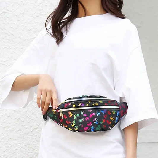 Sac banane femme papillon