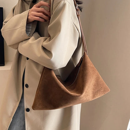 sac a mains femme sac bandouillère femme Sacs à bandoulière vintage pour femmes, sac messager en daim souple, sac Hobo, grande capacité, sacs à main de créateur de luxe, fourre-tout initiés, mode 2024