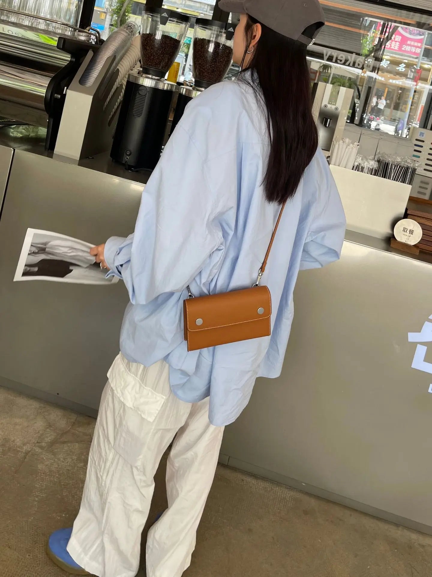 Sac à Main en Cuir group pour Femme, de Luxe, de Haute Qualité, EP Palmprint Cowhide Snap Wallet2024, 2024