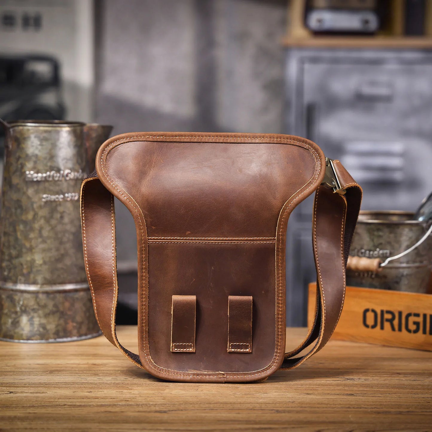 Sac banane bandoulière en cuir