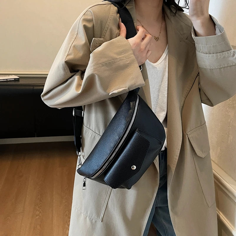 Sac banane avec poche devant