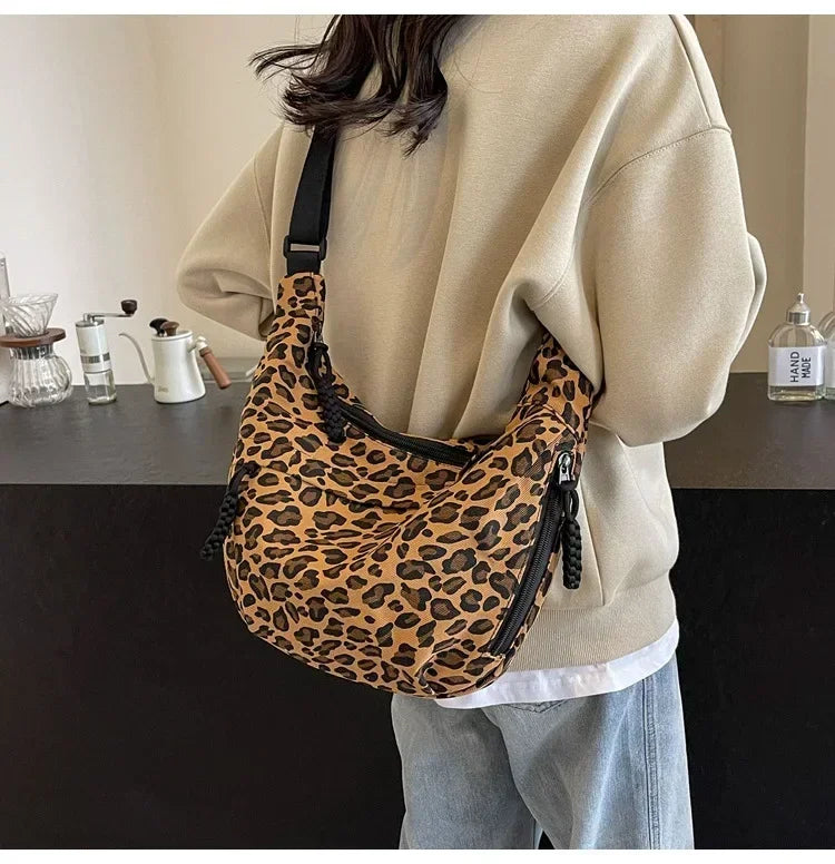 Sac bandoulière léopard